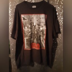 Men's Star Wars Black Graphic T-Shirt Size XXL